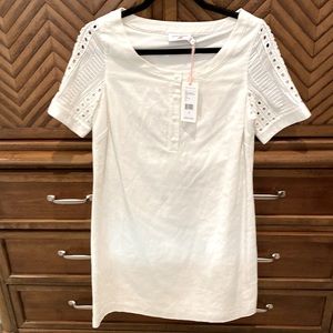 White vineyard bine dress size 2